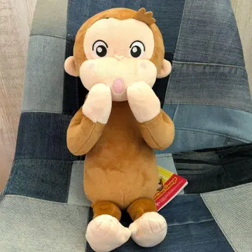 귀여운 호기심 많은 조지 L 사이즈 봉제 인형 약 40cm