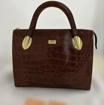 Gianfranco Ferre Croco 엠보싱 가공 핸드백