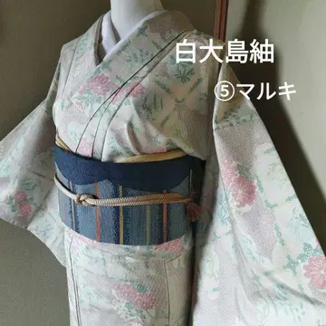 순수 실크 화이트 오시마 명주 5 말키