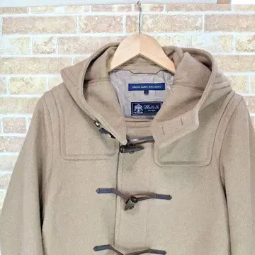 유나이티드 애로우즈 이탈리아 원단 더플 코트 브라운 베이지 S