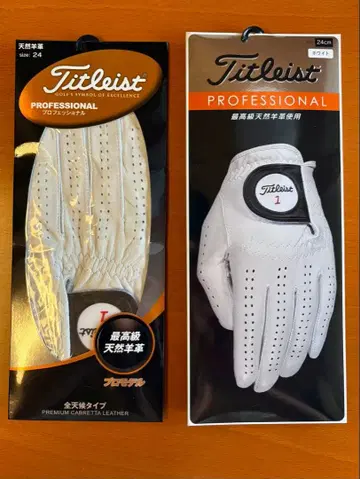 [ 2개 ] Titleist PROFESSIONAL 골프 그로브 24cm