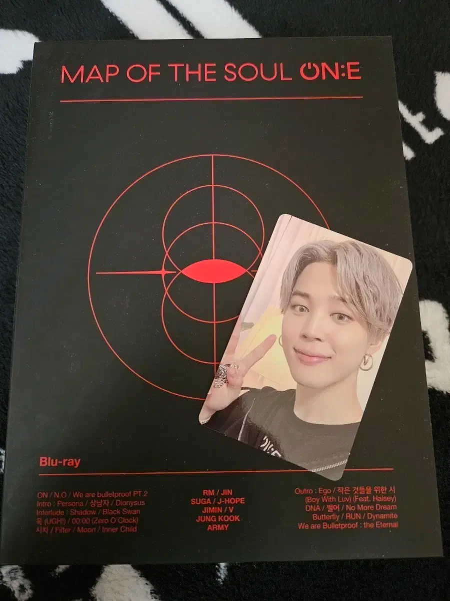 Full set) Bangtan Map of the Soul Blu-ray online concert Jimin photocard Map of the Soul BTS Blu-ray