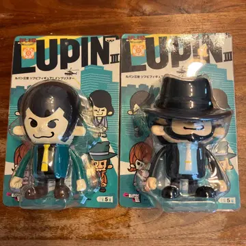 루팡 3세 지겐 다이스케 소프트 비닐 피규어 2체 세트