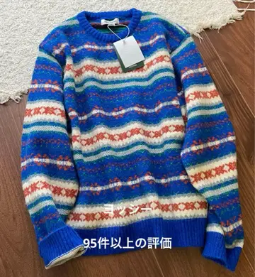 SIENNE Grandpa Jacquard Knit 스웨터 자카드
