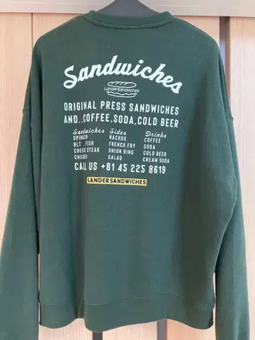 LANDERSANDWICHES x FREAK'SSTORE 맨투맨 L