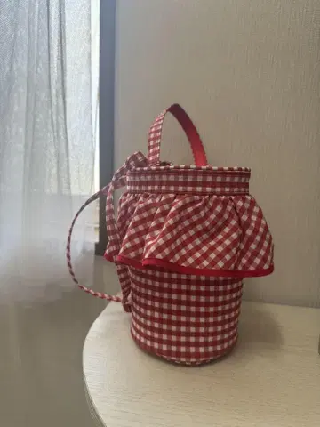 setsuko sagittaire 마이크로 시티 빨간색 깅엄 체크