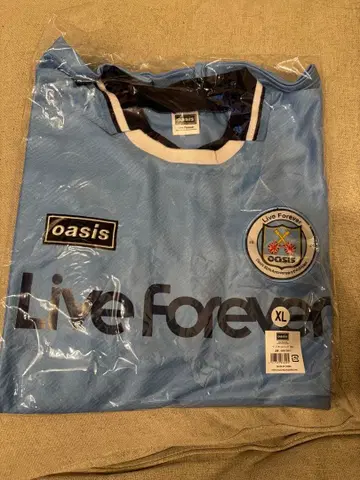 Oasis 오아시스 30주년 특별전 풋볼 셔츠 XL 새상품 미사용