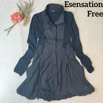 Esensation 에이코콘도 이소재 도킹 원피스 블랙 프리