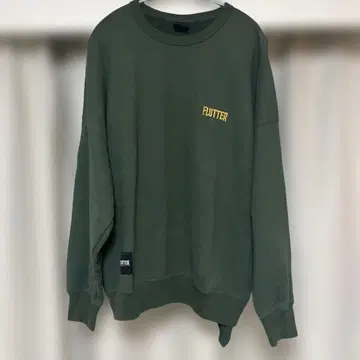 FLUTTER 30/7 프렌치 테리 컬러 스웨트