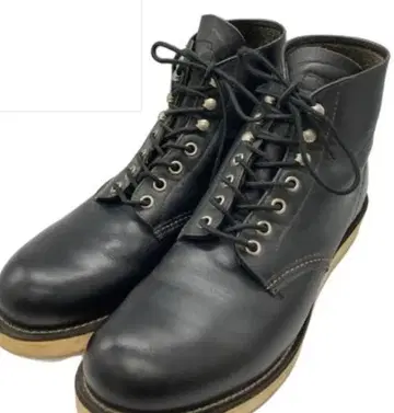 RED WING (레드윙) 블랙 가죽 하이컷 부츠