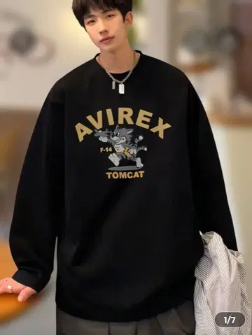 AVIREX F-14 TOMCAT 긴팔 티셔츠