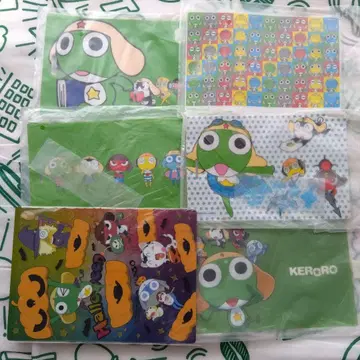개구리 중사 케로로 책받침 & 북커버 묶음 판매