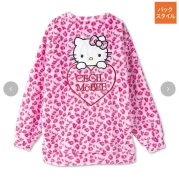 CECIL McBEE 헬로키티 레오파드 무늬 세실 맥비
