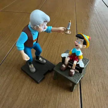 피노키오 할아버지 피규어 촛불 포함