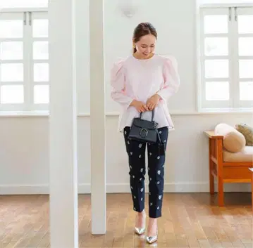 블루레아/bluelea 오리지널 embroidery pants