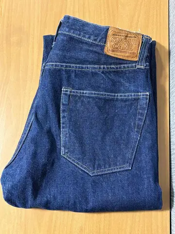 SUGAR CANE 스트레이트 데님 다크 블루