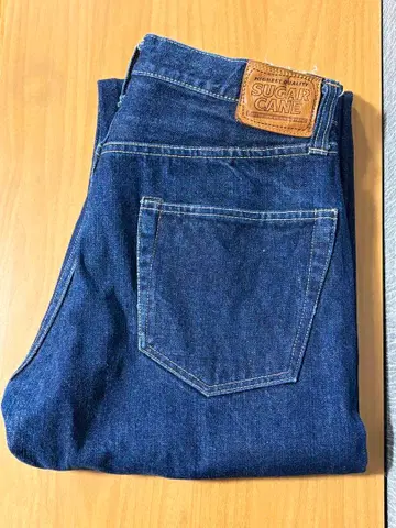 SUGAR CANE 스트레이트 데님 다크 블루