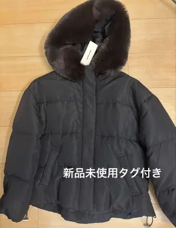 [ 택 포함 미사용 새상품 ] 레스 빠세 퍼 포함 다운 코트