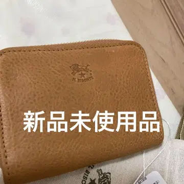 [ 새상품 ] IL BISONTE 브라운 코인 케이스