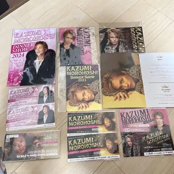 모로호시 카즈미 씨 디너쇼 티켓 & 메뉴
