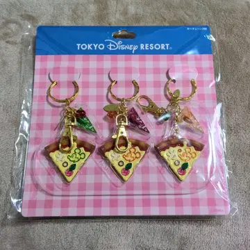 TOKYO DISNEY RESORT 피자 모양 키링 세트