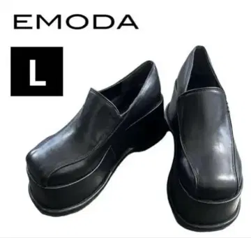 EMODA 블랙 플랫폼 신발 L 사이즈