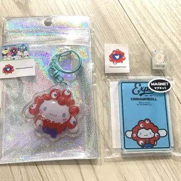 산리오 미야쿠미야쿠 시나몬 통통 입체 키링 만박 마그넷