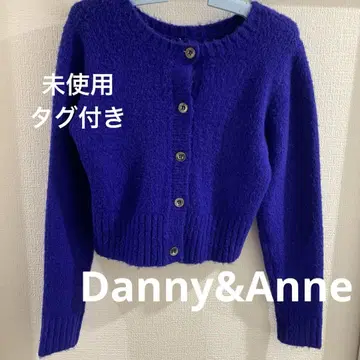 [ 미사용 ] Danny & Anne 블루 버튼 가디건 긴팔