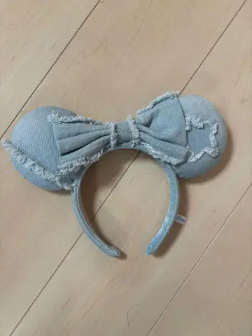 디즈니 머리띠 데님