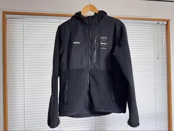 F.C.R.B 폴라텍 플리스 하이브리드 블루종