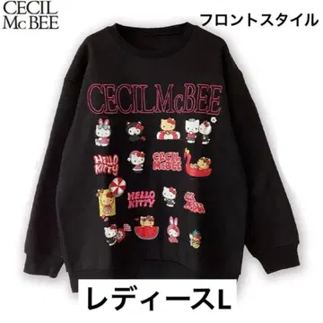 새상품 산리오 헬로키티 CECIL McBEE 여성용 풀오버 L