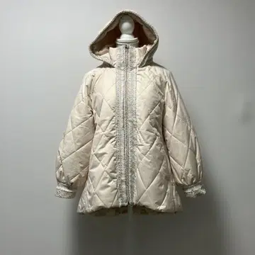 RUIRUE BOUTIQUE 아이보리 다운 자켓
