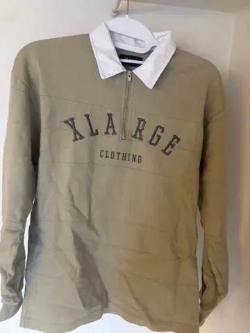 XLARGE 카키 지퍼 달린 트레이닝복 S