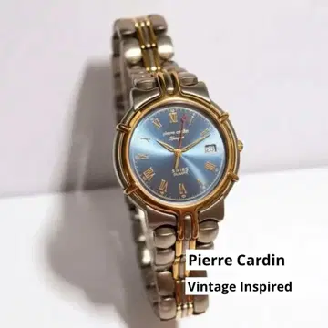 pierre cardin 아날로그 손목시계 파란색 다이얼