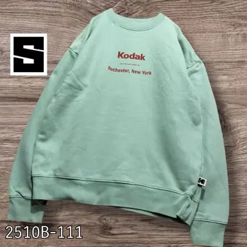 인기 Kodak 맨투맨 트레이닝복 민트 그린 S