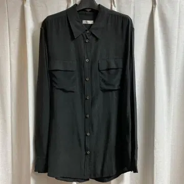 EQUIPMENT 블랙 긴팔 셔츠 L