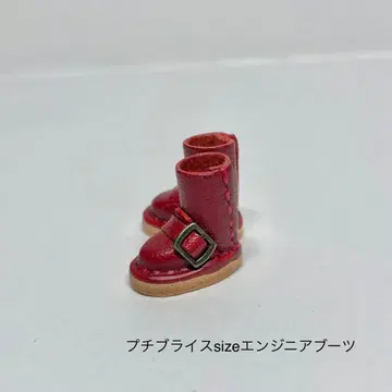 미니 브라이스 size 엔지니어 부츠 빨간색