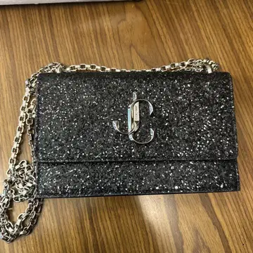 Jimmychoo 글리터 블랙 숄더백