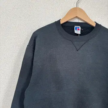러셀 맨투맨 블랙 무지 미국 빈티지 의류 M 2946