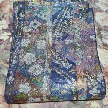 츠지 가 꽃 아름다운 다색 꽃무늬 후쿠로 오비