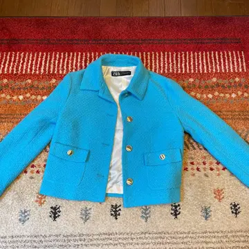 ZARA 테일러드 자켓 M 사이즈 파랑