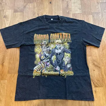 죠죠의 기묘한 모험 T셔츠 M사이즈 빈티지 가공