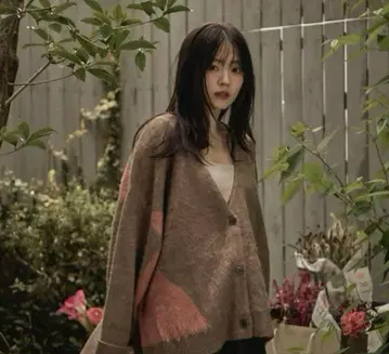 미디얼 믹스 컬러 가디건 / 믹스 컬러 가디건