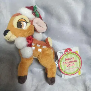 디즈니 밤비 크리스마스 산타 봉제 인형 배치 바