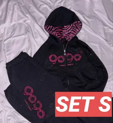 9090girl 셋업 OG 로고 글리터