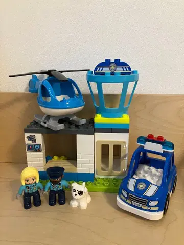 레고 LEGO 듀플로의 마을 경찰서와 헬리콥터 10959