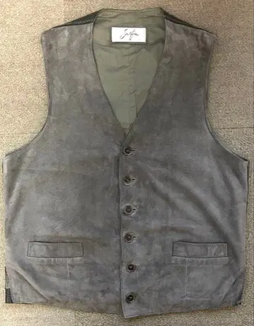 [ made in Italia ] saefra 스웨이드 베스트 조끼