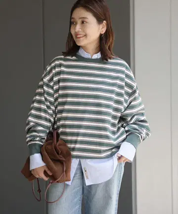 저널 스탠다드 턱 스웨트 셔츠 그린