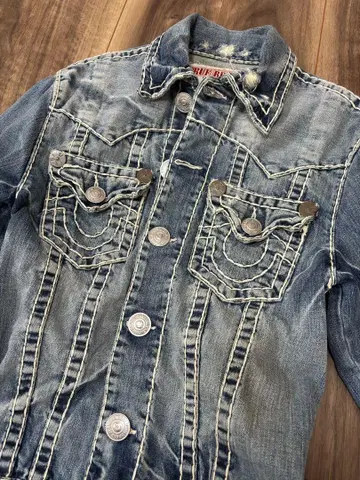 TRUE RELIGION JIMMY SUPER T 데님 자켓