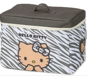 아베일 HELLO KITTY 제브라 패턴 수납 박스